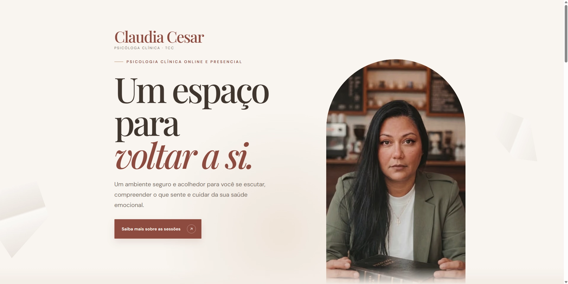 Psicóloga Claudia Cesar — captura 1